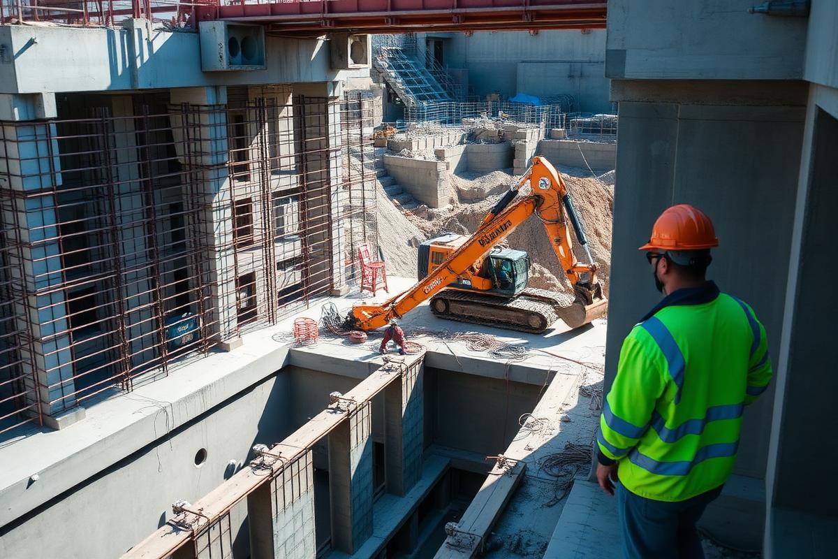 Civil works and concrete structures